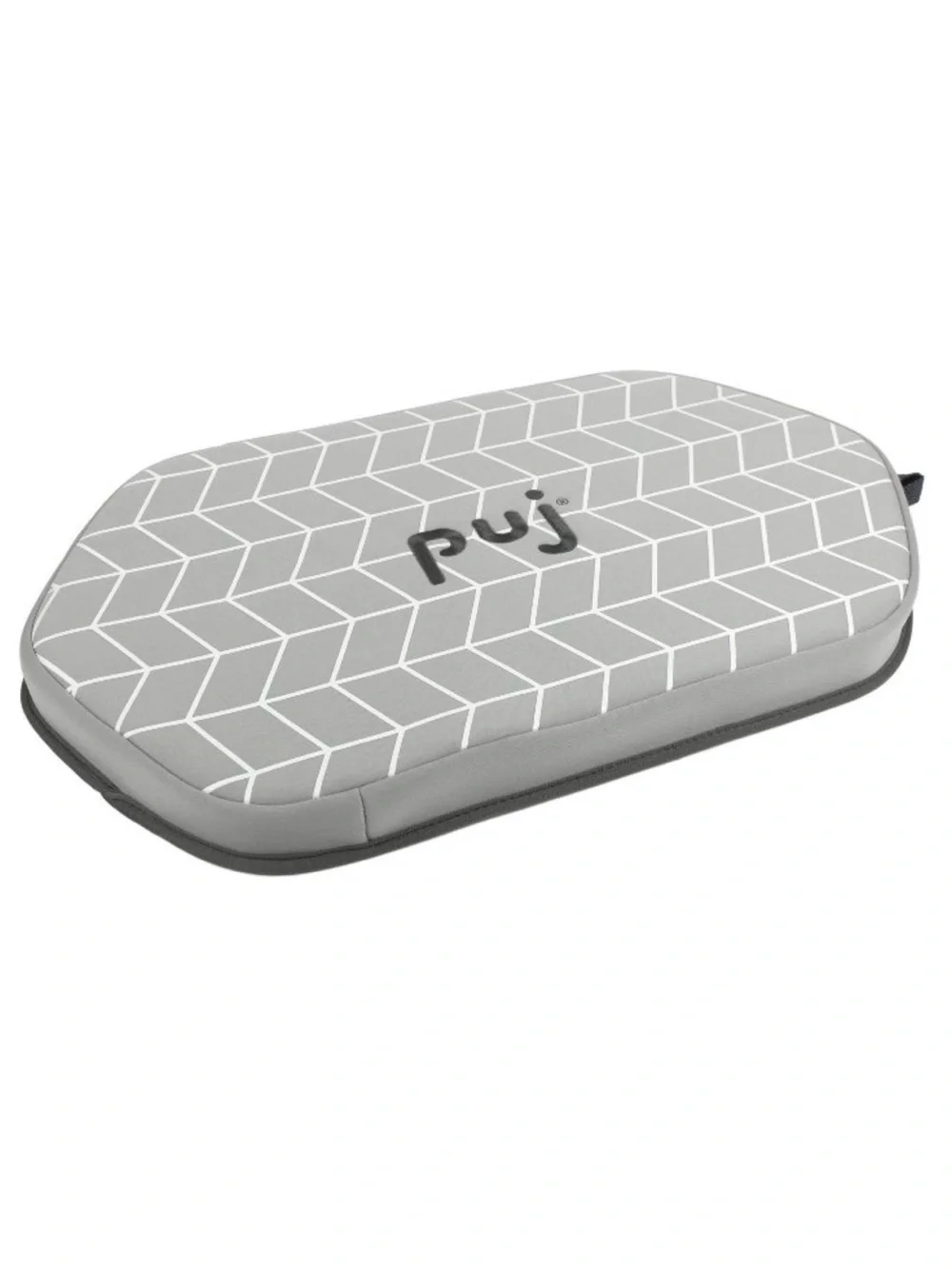 NWOT Puj Non-Slip Kneeling Bath Mat - Grey Chevron